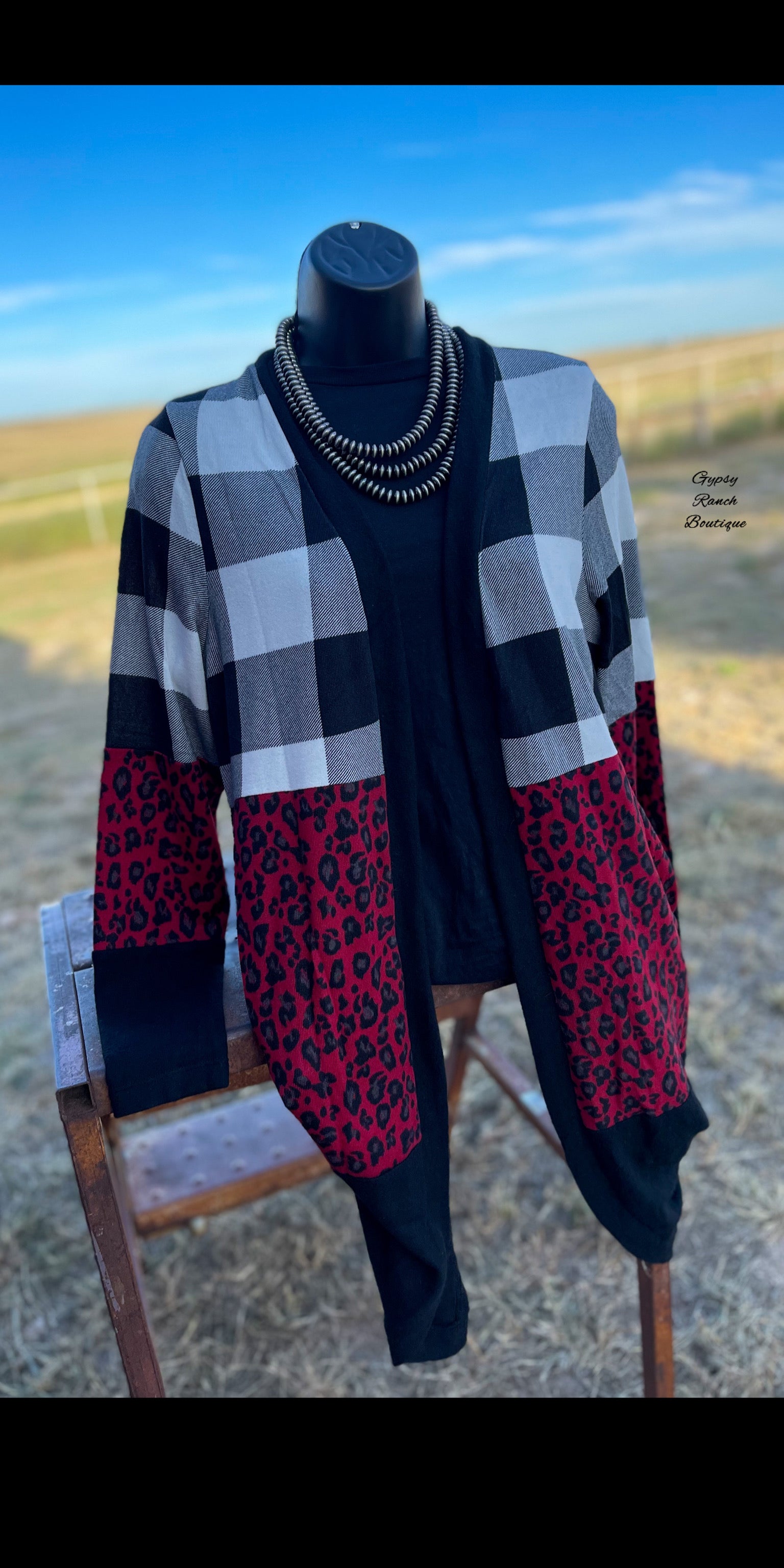 Buffalo plaid clearance cardigan plus size