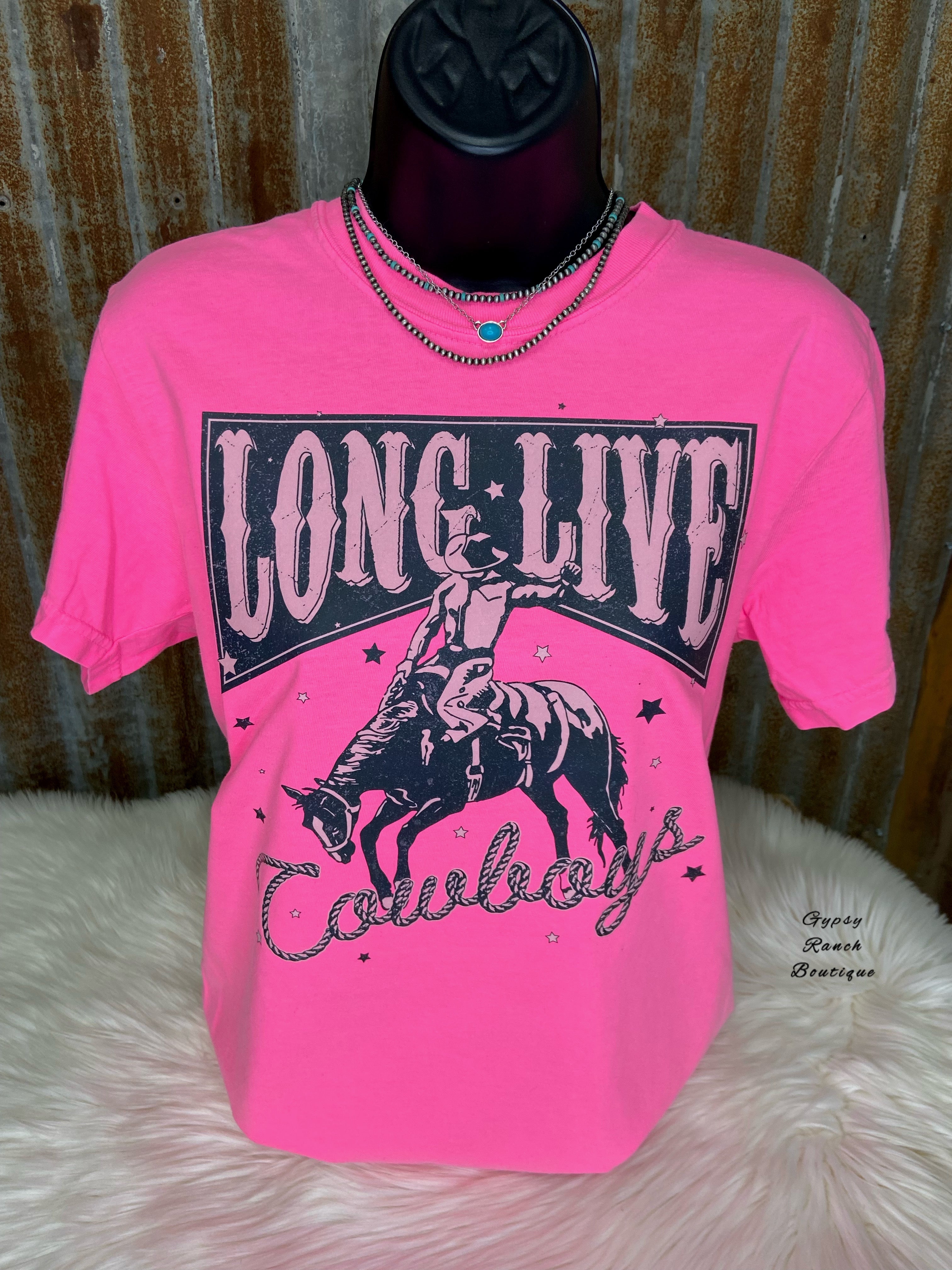 Tops, Pink Cowboys Jersey Size M