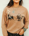 Ropin’ Partners Rope Detail Sweatshirt - Also in Plus Size