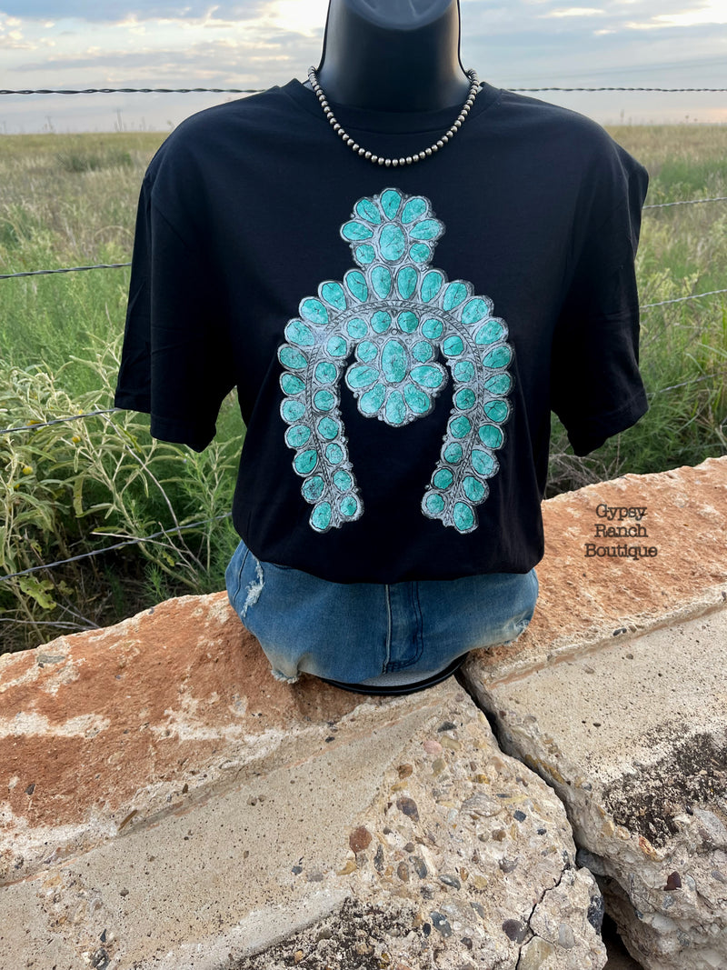 Texas Two Step Turquoise Squash Tee - Also in Plus Size