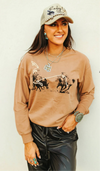 Ropin’ Partners Rope Detail Sweatshirt - Also in Plus Size