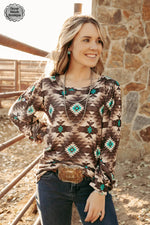 Highlander Aztec Top - Also in Plus Size