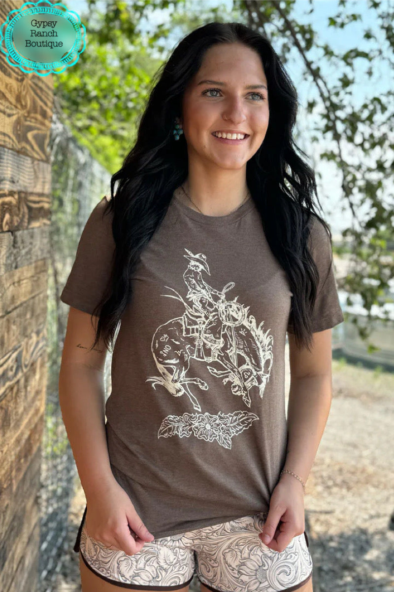 Bluff Dale Bronc Brand Tee - Also in Plus Size