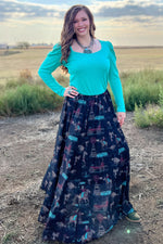 The Kreek Don’t Rise Maxi Skirt - Also in Plus Size