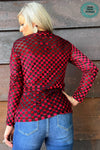 Raiderland Red & Black Layering Top - Also in Plus Size