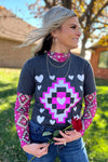 Hemingway Aztec Tee - Also in Plus Size