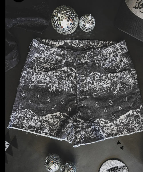 Play for Keeps Brand Cowboy Shorts - Also in Plus Size