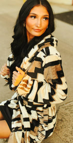 Seminole Aztec Robe - Also in Plus Size