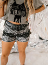 Play for Keeps Brand Cowboy Shorts - Also in Plus Size