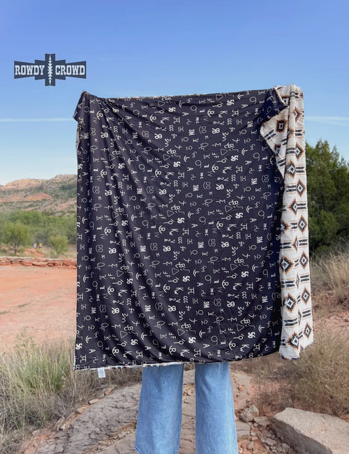 Palo Duro Brand & Aztec Blanket