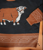 Cattle Capital Hereford Sweater Top  - Also in Plus Size