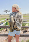 Santa Rosa Cross Sweater Top - Also in Plus Size