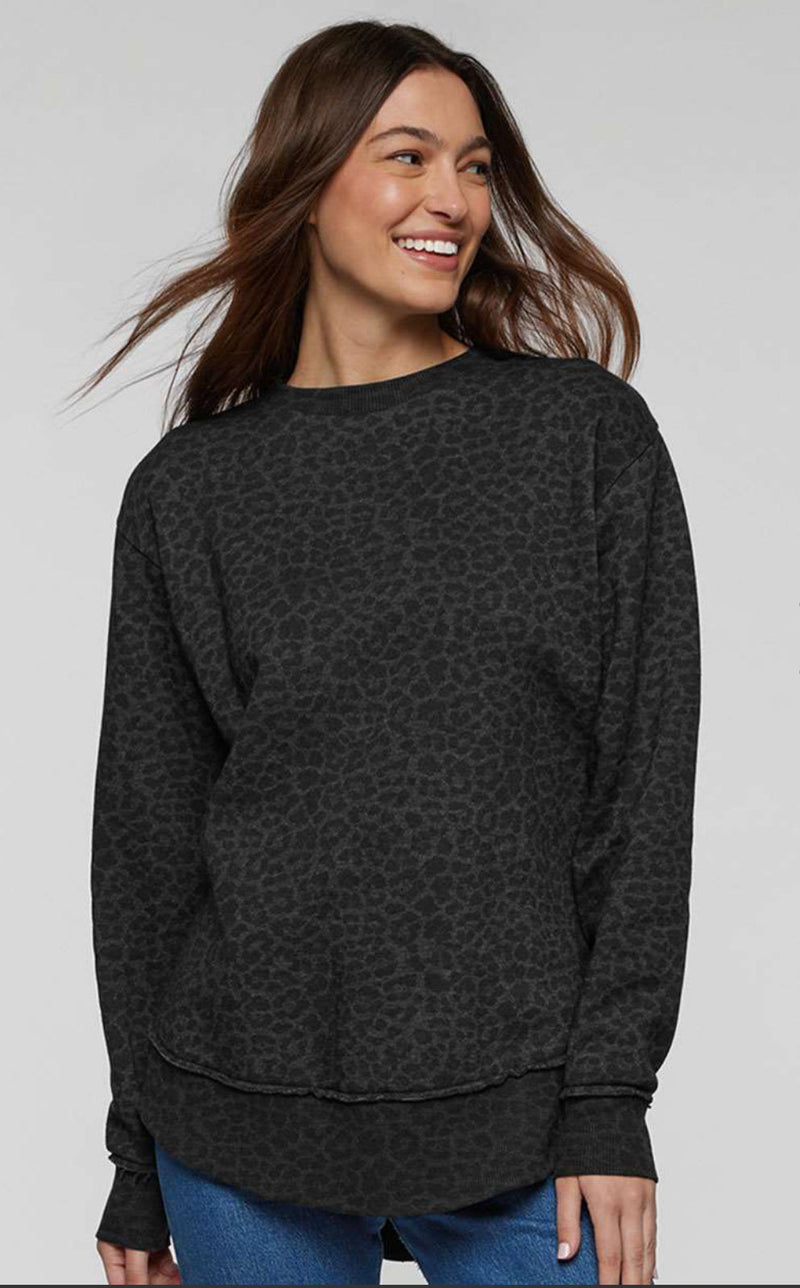 Tilden Leopard Pullover Top - Also in Plus Size