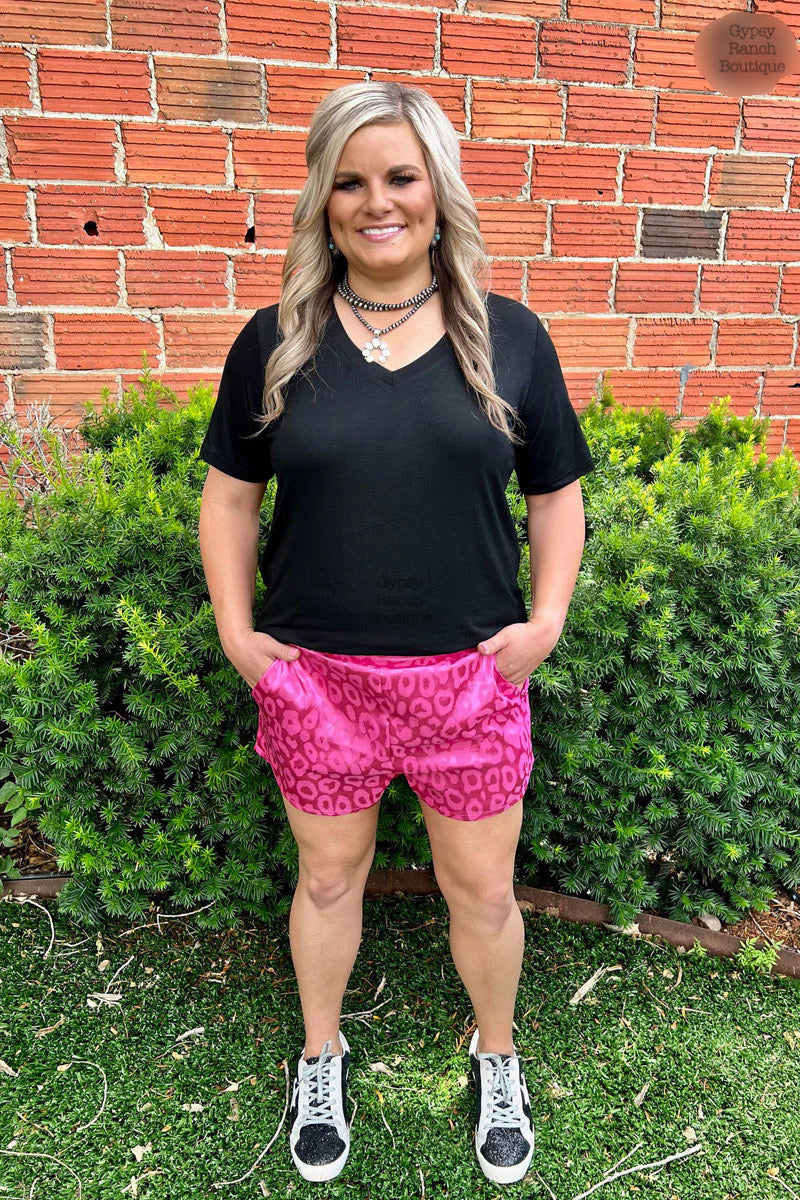 Good Company 𝐏𝐈𝐍𝐊 Leopard Shorts - Also in Plus Size