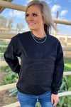 Bar M Boot Stitched Embossed Sweatshirt - Also in Plus Size