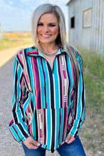 Shawnee Serape Pullover - Also in Plus Size