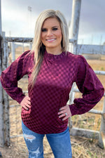 Hill Country Checkered Top - Also in Plus Size