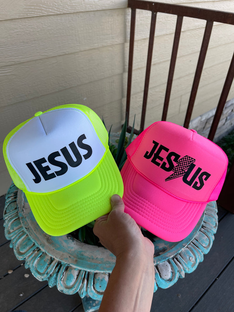 JESUS Neon Caps