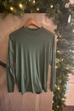 Orin Olive Green Layering Top - Also in Plus Size