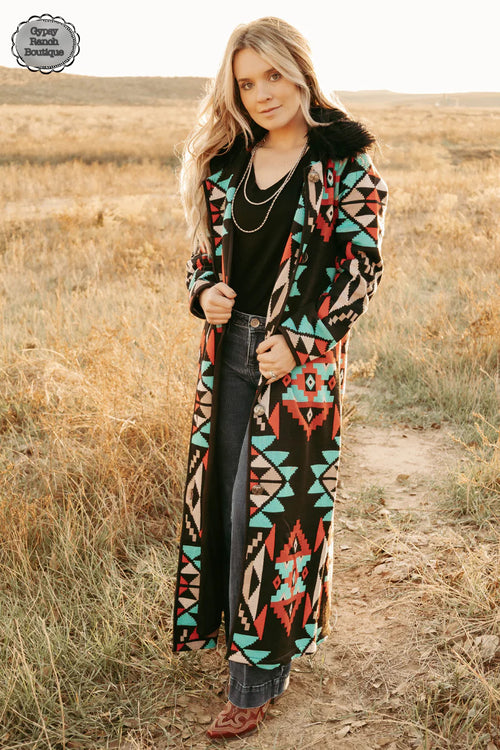 South Ridge Aztec Jacket- Also in Plus Size