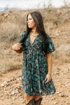 Navajo Country Turquoise Dress - Also in Plus Size