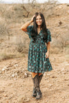 Navajo Country Turquoise Dress - Also in Plus Size