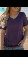 Simple Sterling Purple Top - Also in Plus Size by