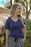 Simple Sterling Purple Top - Also in Plus Size by