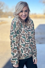 Can’t See Me Camo Top - Also in Plus Size