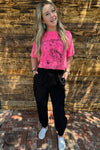 Night Rider Black Cargo Jogger Pants - Also in Plus Size