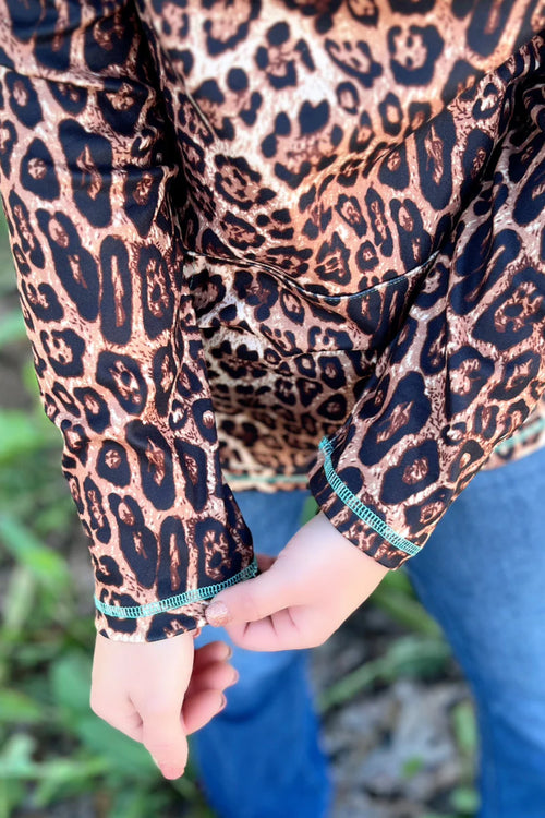 Here For the Party Leopard Pullover - Also in Plus Size