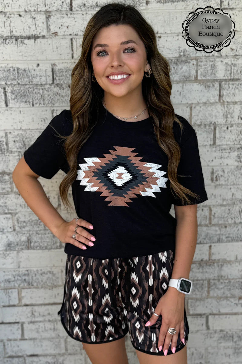 Blaze Aztec Tee - Also in Plus Size