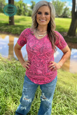 Backroads Barbee Top- Also in Plus Size