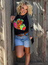 Neon Pumpkin Leopard Top - Also in Plus Size