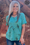 High Country Turquoise Stone Top- Also in Plus Size