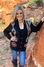 Crenshaw Aztec Cardigan - Also in Plus Size