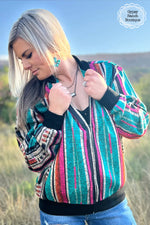 Long Time Coming Serape Jacket - Also in Plus Size