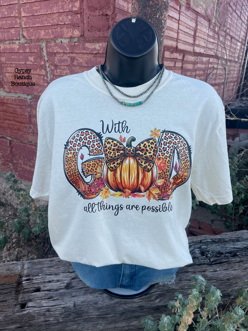 With God All Things are Possible Tee - Also in Plus Size