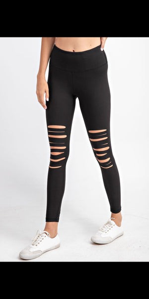 Brushed Lace Cut-Out Legging – The Hanger Boutique
